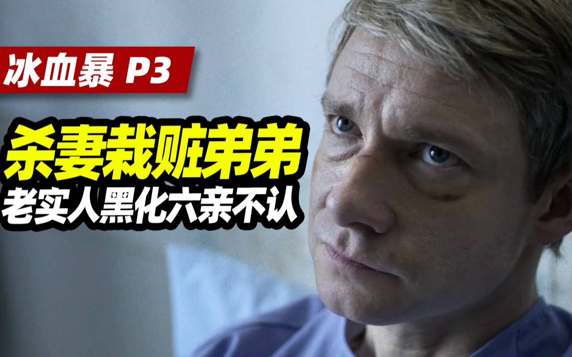 【扁豆】杀妻栽赃弟弟，老实人黑化六亲不认！《冰血暴》第一季 P3